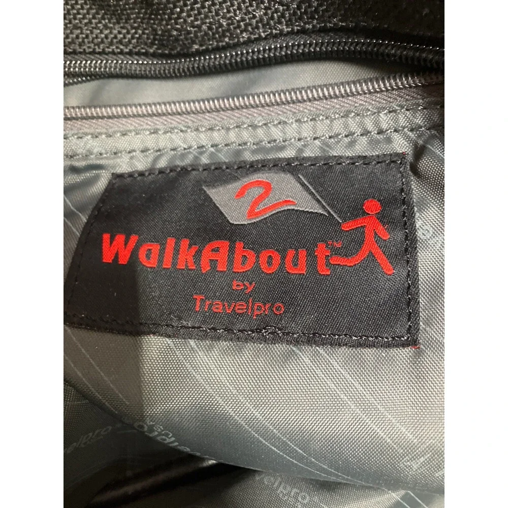 Travelpro WalkAbout 2 Black Ballistic Nylon Carry On Tote Bag Shoulder Strap